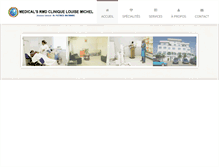 Tablet Screenshot of clinique-louisemichel.com